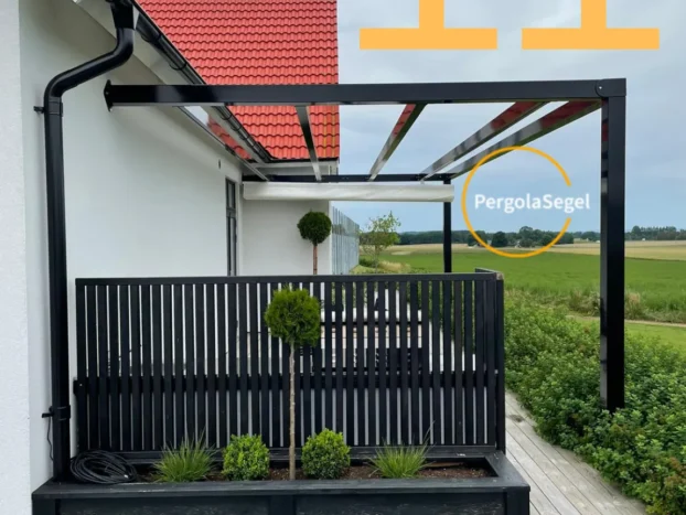 Pergolamarkis vid uteplats i Helsingborg - Projekt nr 11