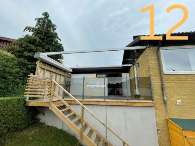 Pergolamarkis vid uteplats i Allerum - Projekt nr 12