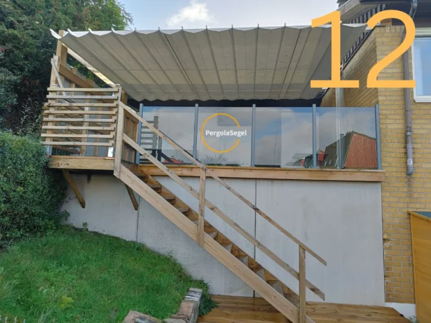 Pergolamarkis vid uteplats i Allerum - Projekt nr 12