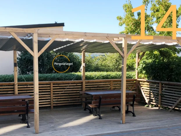 Pergolamarkis vid uteplats i Lindome - Projekt nr 14