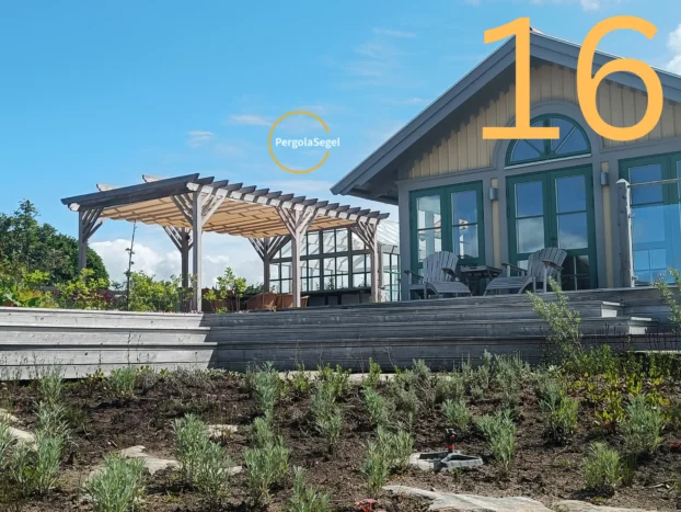 Pergolamarkis vid uteplats i Marstrand - Projekt nr 16