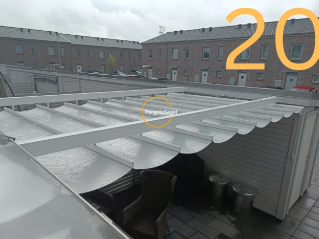 Pergolamarkis vid uteplats i Helsingborg - Projekt nr 20