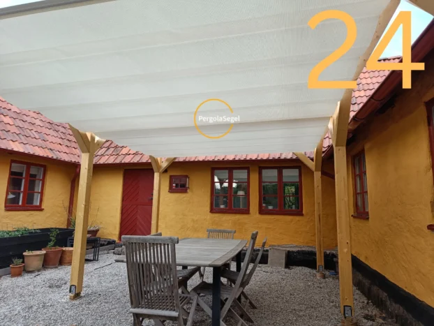Pergolamarkis vid uteplats i Höllviken – Projekt nr 24