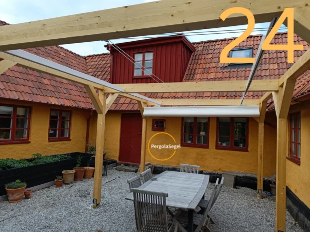 Pergolamarkis vid uteplats i Höllviken – Projekt nr 24