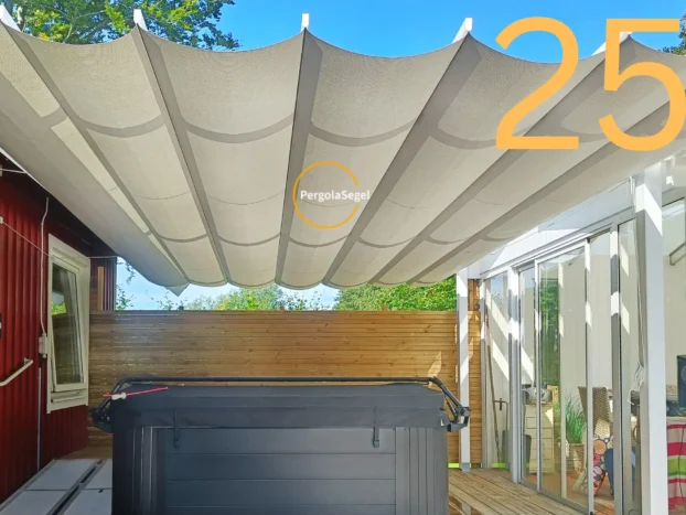 Pergolamarkis vid uteplats i Ängelholm – Projekt nr 25