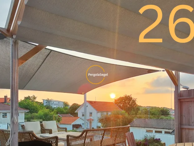 Pergolamarkis vid uteplats i Göteborg – Projekt nr 26