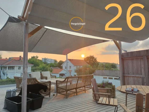 Pergolamarkis vid uteplats i Göteborg – Projekt nr 26