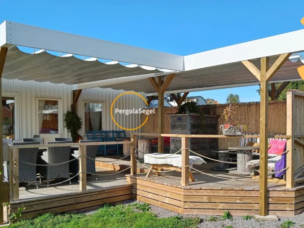 Pergolamarkis på uteservering, Varberg - Projekt nr 3