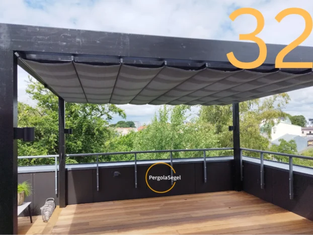 Pergolamarkis vid uteplats i Ängelholm – Projekt nr 32