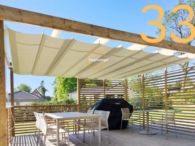 Pergolamarkis vid uteplats i Danmark – Projekt nr 33