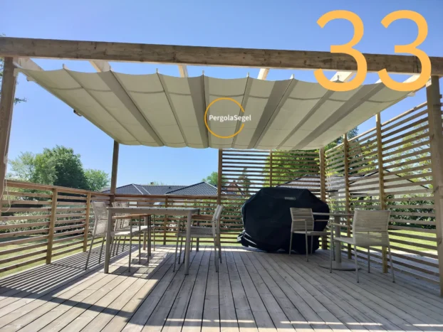 Pergolamarkis vid uteplats i Danmark – Projekt nr 33