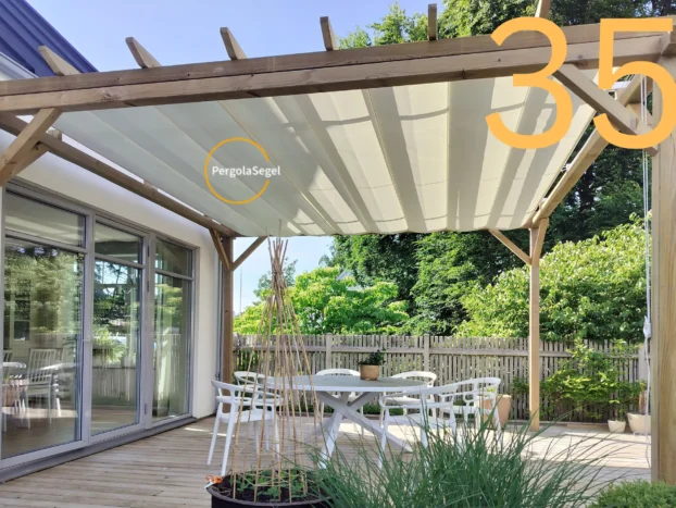 Pergolamarkis vid uteplats i Helsingborg – Projekt nr 35