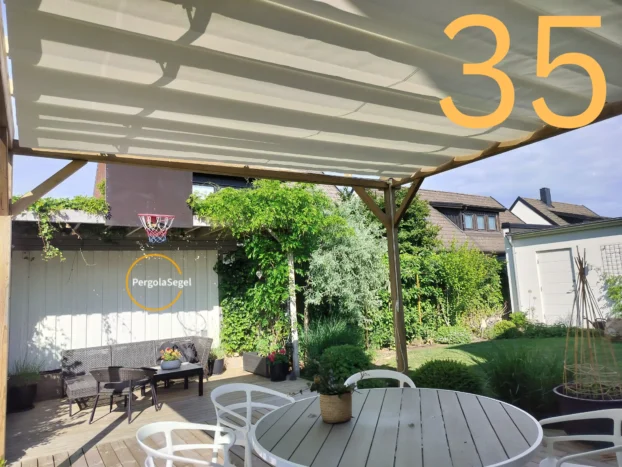 Pergolamarkis vid uteplats i Helsingborg – Projekt nr 35