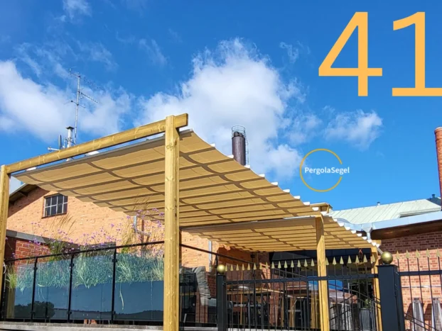 Pergolamarkis vid uteplats i Tyresö – Projekt nr 41