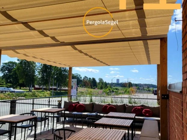 Pergolamarkis vid uteplats i Tyresö – Projekt nr 41