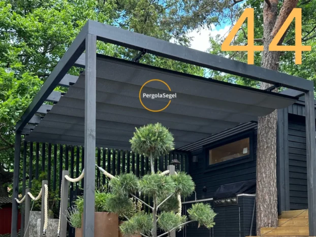 Pergolamarkis vid uteplats i Tuve – Projekt nr 44