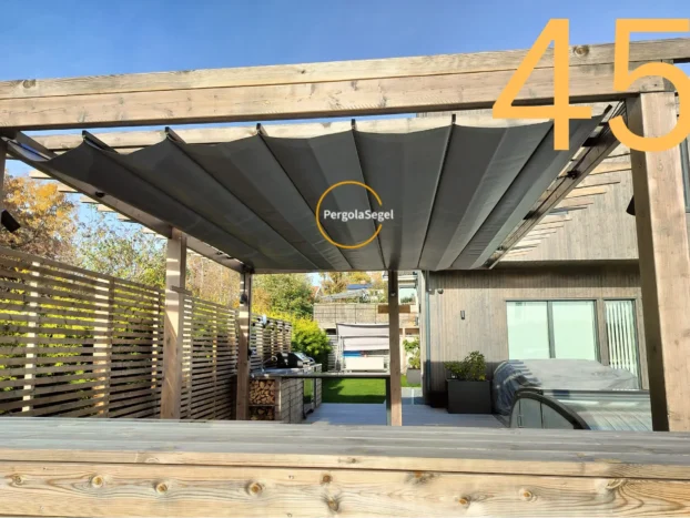 Pergolamarkis vid uteplats i Saltsjöboo – Projekt nr 45