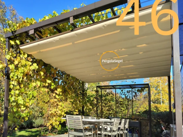 Pergolamarkis vid uteplats i Lidingö – Projekt nr 46