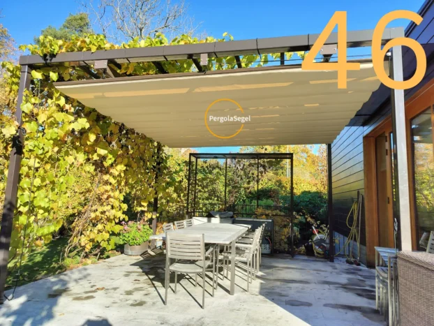 Pergolamarkis vid uteplats i Lidingö – Projekt nr 46