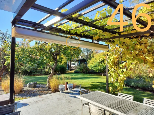 Pergolamarkis vid uteplats i Lidingö – Projekt nr 46