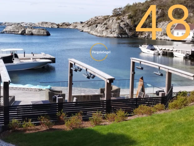 Pergolamarkis vid uteplats i Norge – Projekt nr 48