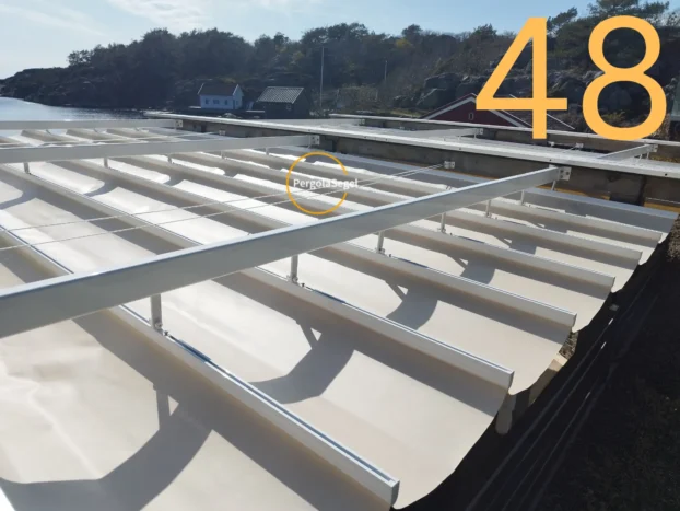 Pergolamarkis vid uteplats i Norge – Projekt nr 48