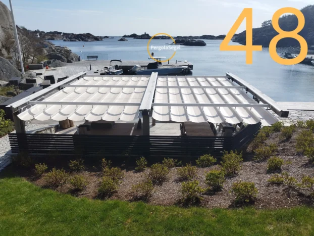 Pergolamarkis vid uteplats i Norge – Projekt nr 48
