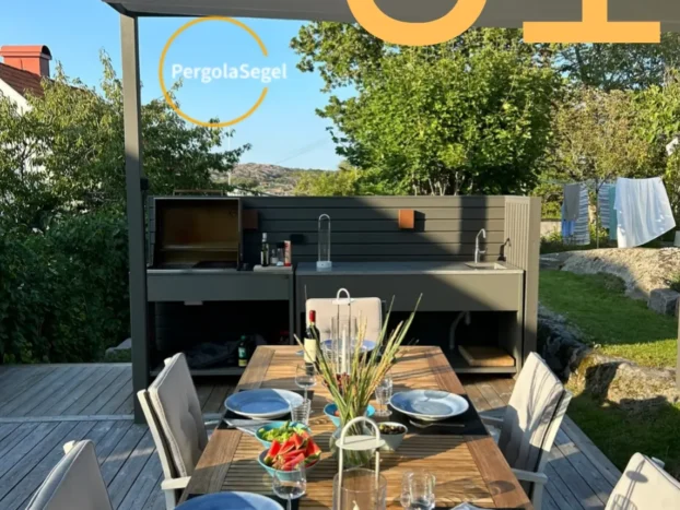 Pergolamarkis vid uteplats i Fiskebäck – Projekt nr 51