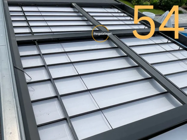 Pergolamarkis vid uteplats i Höllviken – Projekt nr 54