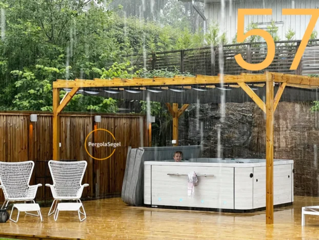 Pergolamarkis vid uteplats i Alingsås – Projekt nr 57