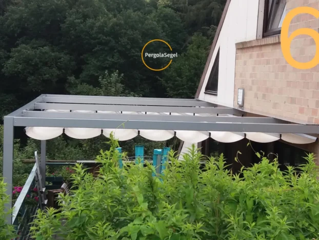 Pergolamarkis vid uteplats i Tumba - Projekt nr 6