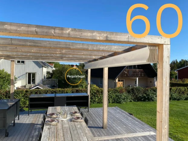 Pergolamarkis vid uteplats i Karlstad – Projekt nr 60