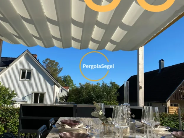 Pergolamarkis vid uteplats i Karlstad – Projekt nr 60