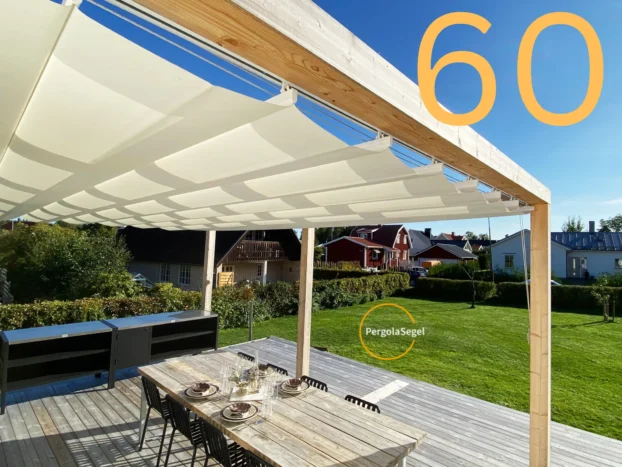 Pergolamarkis vid uteplats i Karlstad – Projekt nr 60