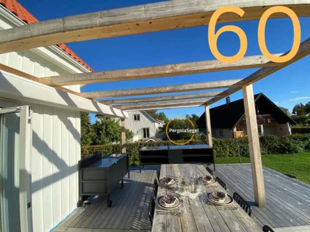 Pergolamarkis vid uteplats i Karlstad – Projekt nr 60