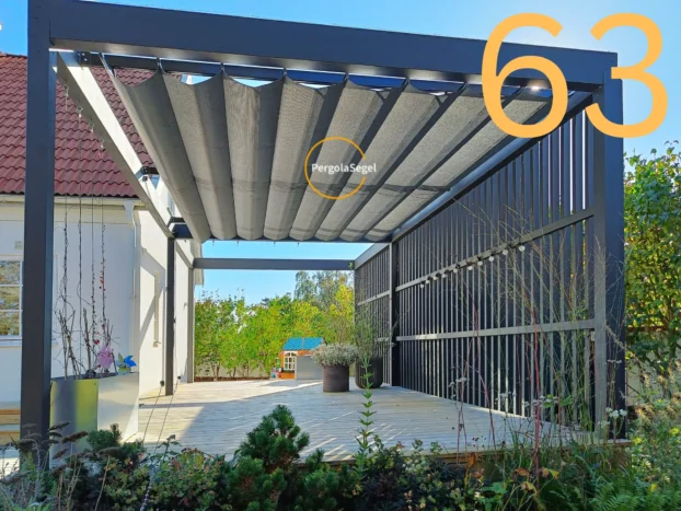 Pergolamarkis vid uteplats i Klagshamn – Projekt nr 63