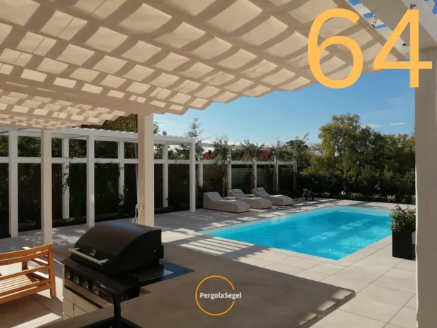 Alternative view of Pergolamarkis vid pool i Helsingborg - Projekt nr 64