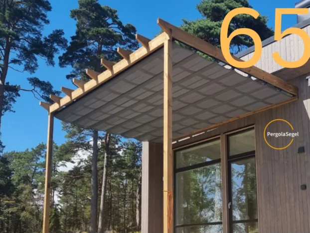 Pergolamarkis vid uteplats i Örebro – Projekt nr 65