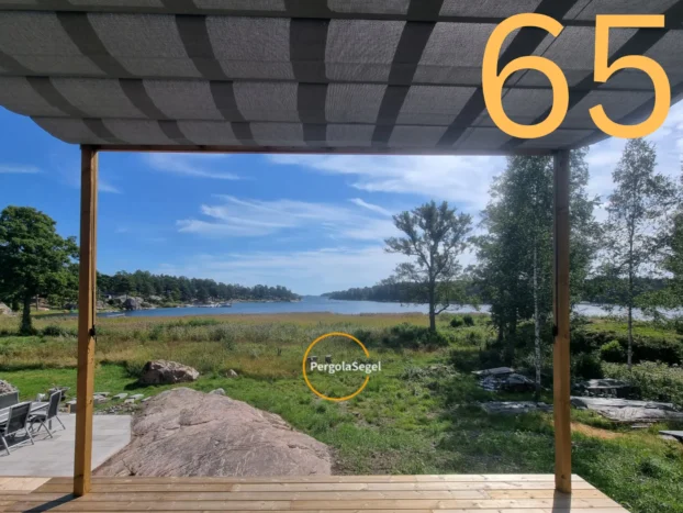 Pergolamarkis vid uteplats i Örebro – Projekt nr 65