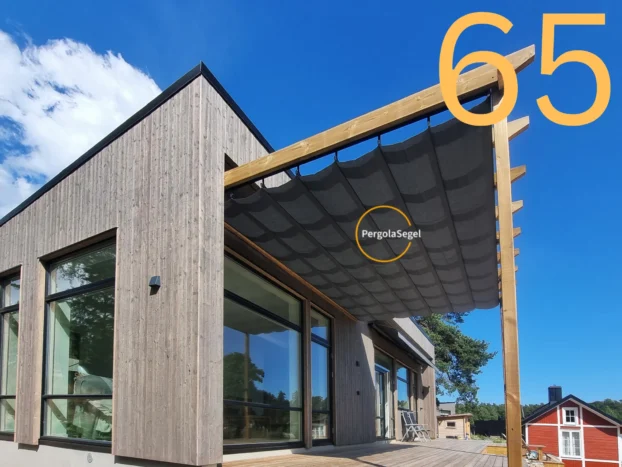 Pergolamarkis vid uteplats i Örebro – Projekt nr 65