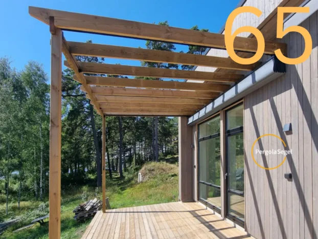 Pergolamarkis vid uteplats i Örebro – Projekt nr 65