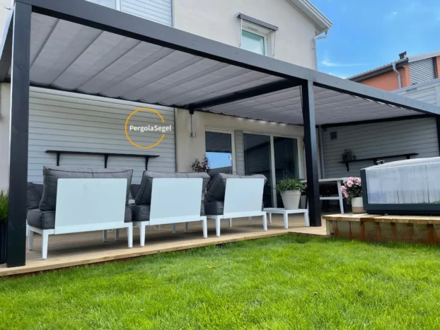 Pergolamarkis vid uteplats i Klagshamn – Projekt nr 68