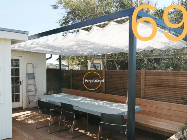 Pergolamarkis vid uteplats i Danmark – Projekt nr 69