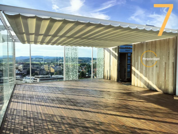 Pergolamarkis på takterass, Lilleström - Projekt nr 7