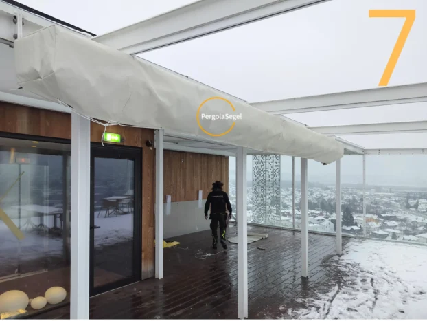 Pergolamarkis på takterass, Lilleström - Projekt nr 7