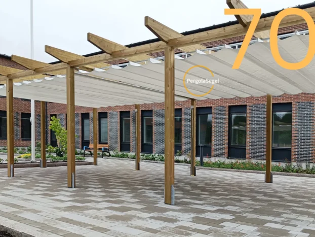 Pergolamarkis vid uteplats i Karskrona – Projekt nr 70