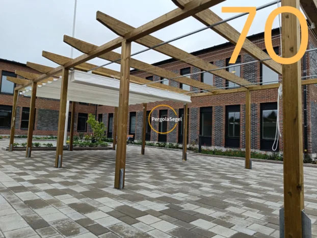 Pergolamarkis vid uteplats i Karskrona – Projekt nr 70