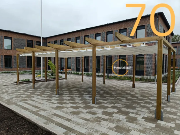 Pergolamarkis vid uteplats i Karskrona – Projekt nr 70