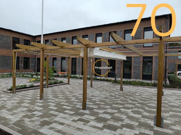 Pergolamarkis vid uteplats i Karskrona – Projekt nr 70