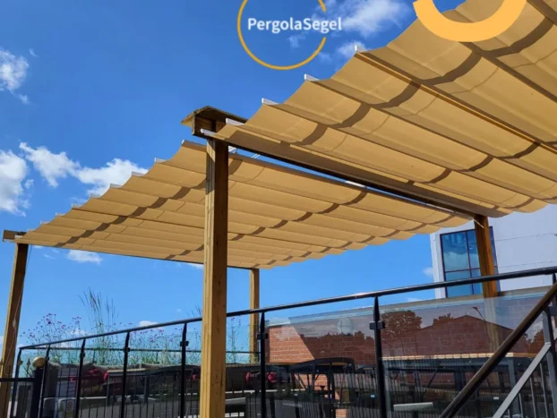 Pergolamarkis på uteservering, Vimmerby - Projekt nr 9
